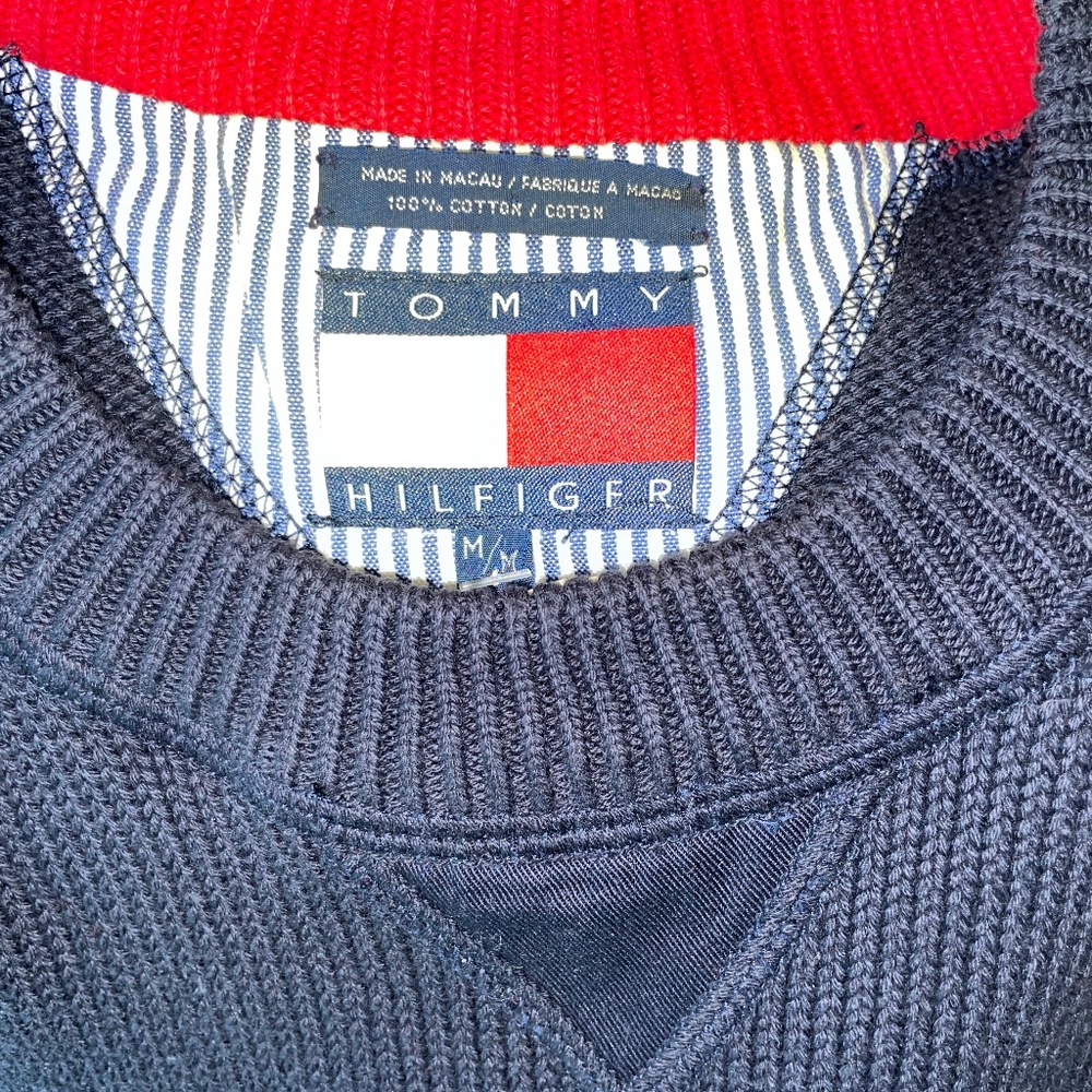New Tommy Hilfiger Navy Sweater